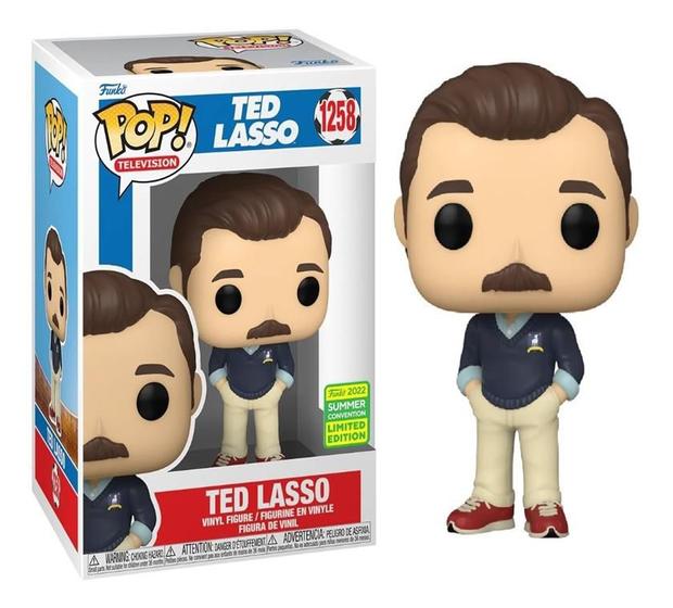 FUNKO POP TELEVISION - Ted Lasso #1258 Adesivo ufficiale esclusivo SDCC