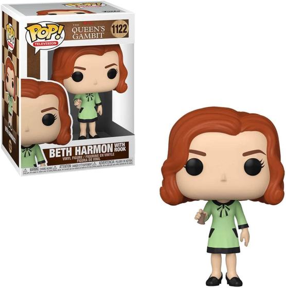 Imagem de Funko Pop The Queen's Gambit Beth Harmon w/ Rook 1122