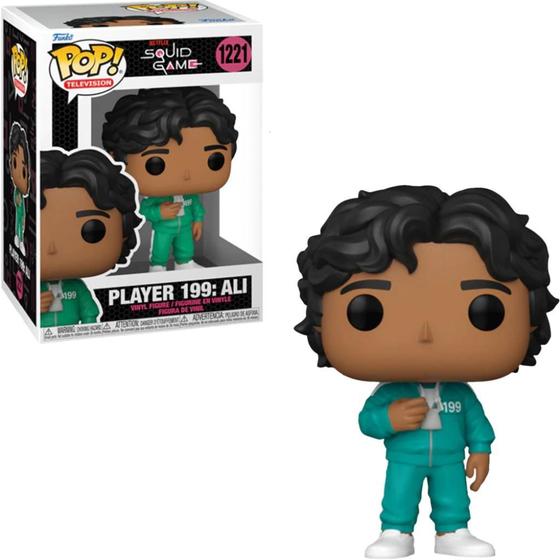 Imagem de Funko Pop TV Squid Game Round 6 Player 199 Ali 1221 Netflix