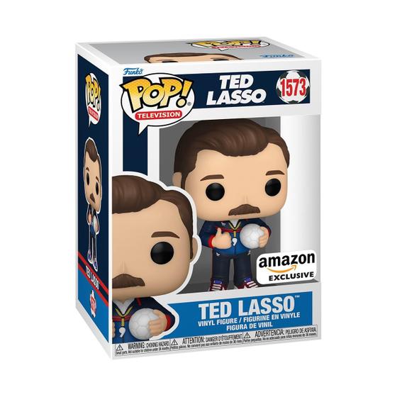 Imagem de Funko Pop! TV: Ted Lasso - Ted Lasso com Bola, Exclusivo Amazon