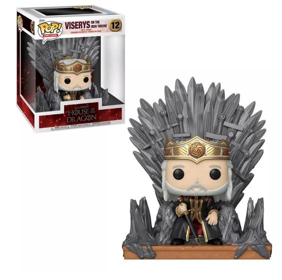 Imagem de Funko Pop Viserys Targaryen Iron Throne 12 House of Dragon