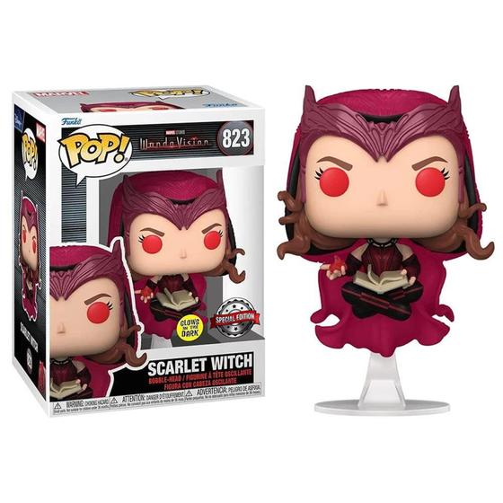 Imagem de Funko Pop! Wandavision Scarlet Wich 823 Exclusivo Glow