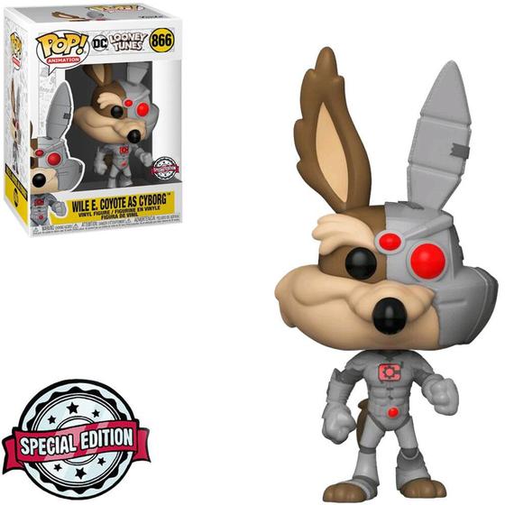 Imagem de Funko Pop Wile E. Coyote Ciborgue 866 Looney Tunes