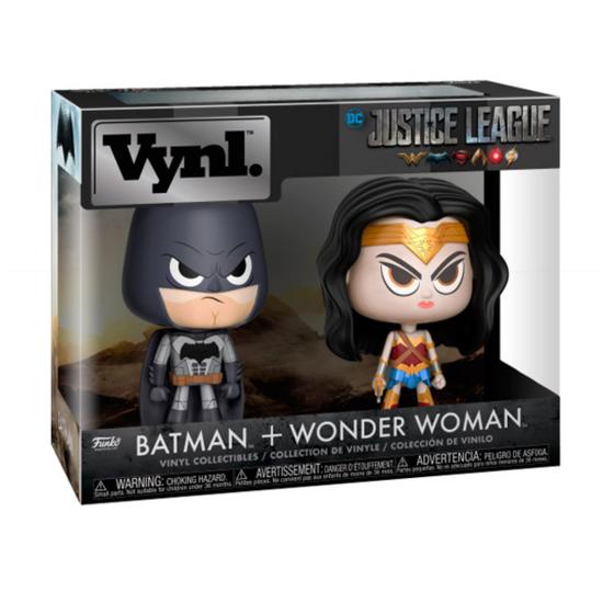 Imagem de Funko Vynl Batman + Wonder Woman Pack DC Liga da Justiça