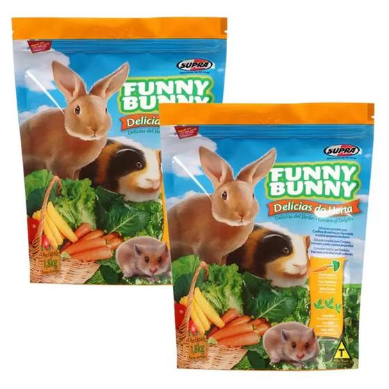 Imagem de Funny Bunny  Delicias da Horta 1,8kg  (kit 2 Pacotes)