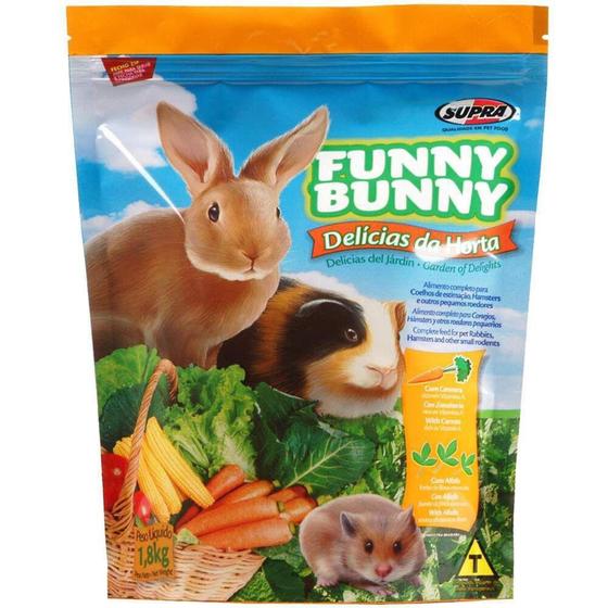 Imagem de Funny Bunny Ração Delícias da Horta - 1,8kg