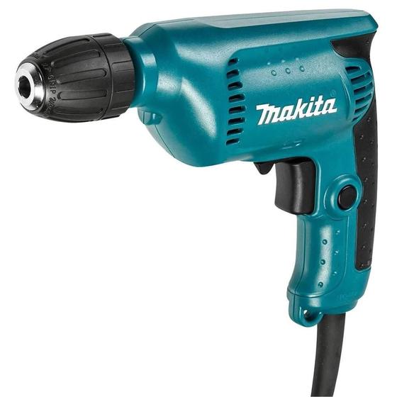 Imagem de Furadeira 10Mm 3/8'' 450W Ideal para usos em Alumínio Madeira Metal Plástico 6413 110V Makita