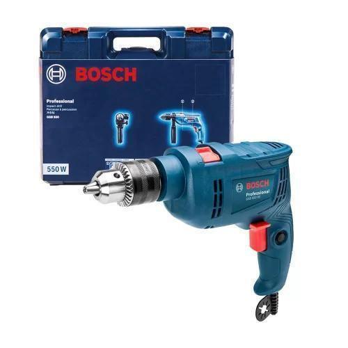 Imagem de Furadeira Bosch Com Impacto Gsb 550 Re Com Maleta 550W 127V