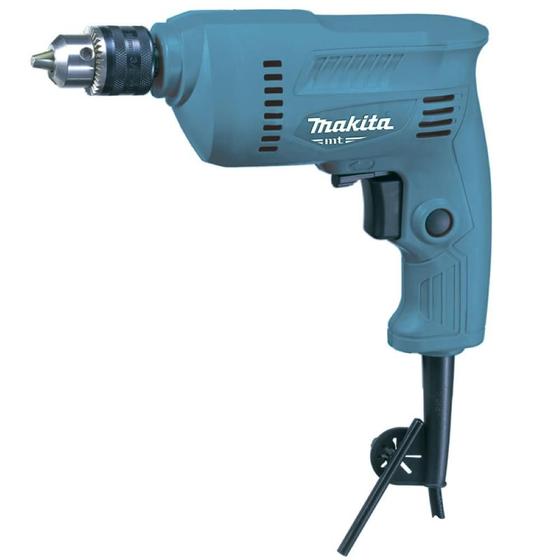 Imagem de Furadeira de Alta Rotação Industrial 10Mm 350W Reversível Com Chave do Mandril M0600B 220V Makita