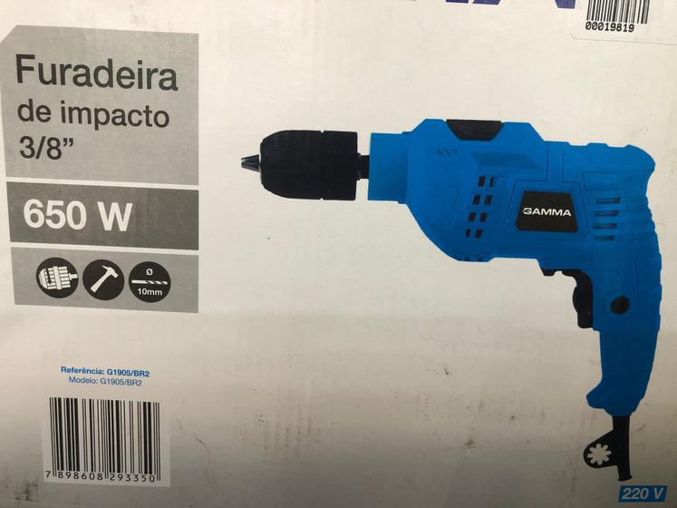 Imagem de Furadeira De Impacto 650w 220v G1905/Br2 - Gamma