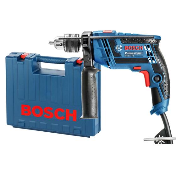 Imagem de Furadeira De Impacto Profissional 650W Maleta Bosch Gsb13