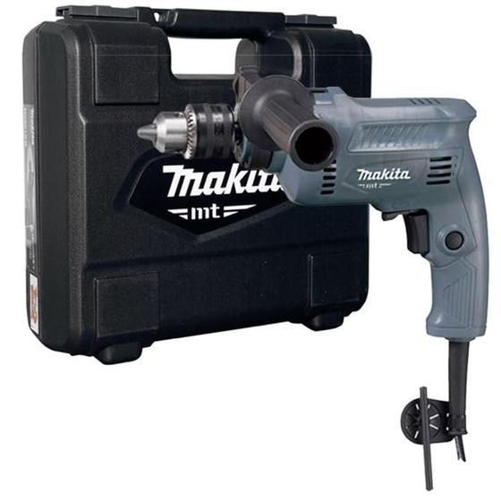 Imagem de Furadeira de impacto vel. variável e reversível 1/2 pol. 220v 500w com maleta makita m0801kg