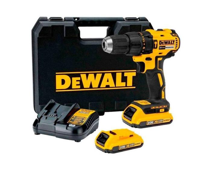 Imagem de Furadeira Martelete Parafusadeira Sem Fio 13mm Dcd7781d2 20v Dewalt