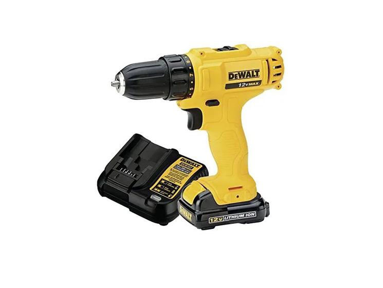 Imagem de Furadeira Parafusadeira 12V Bateria Biv Dcd700Lc1 Dewalt