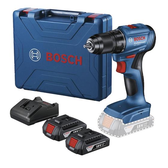 Imagem de Furadeira Parafusadeira 18V Bosch GSR 185-LI Com 2 Baterias