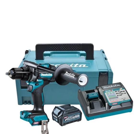 Imagem de Furadeira Parafusadeira Bateria 40v HP001GZ Makita Com Maleta 220V