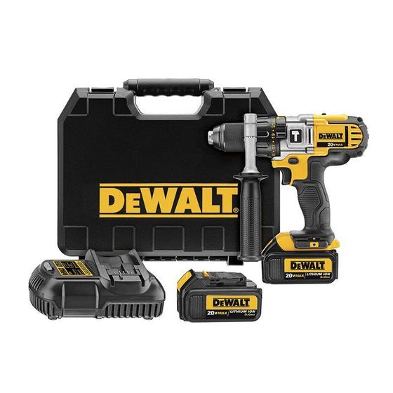 Furadeira/ Parafusadeira de Impacto 1/2" 20V 220V Li-Ion DCD985L2-B2 Dewalt Menor preço em Furadeira/ Parafusadeira de Impacto 1/2" 20V 220V Li-Ion DCD985L2-B2 Dewalt