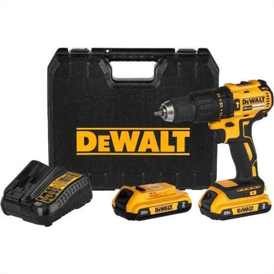 Imagem de Furadeira/Parafusadeira Dewalt 1/2'' Impacto 20V 2 Baterias Dcd7781D2Br