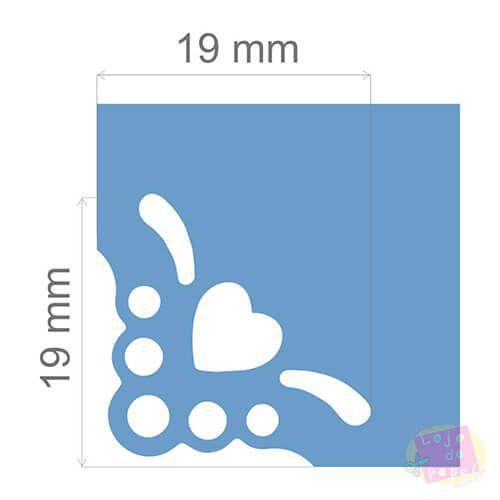 Imagem de Furador TEC - Cantoneira Coração e Renda