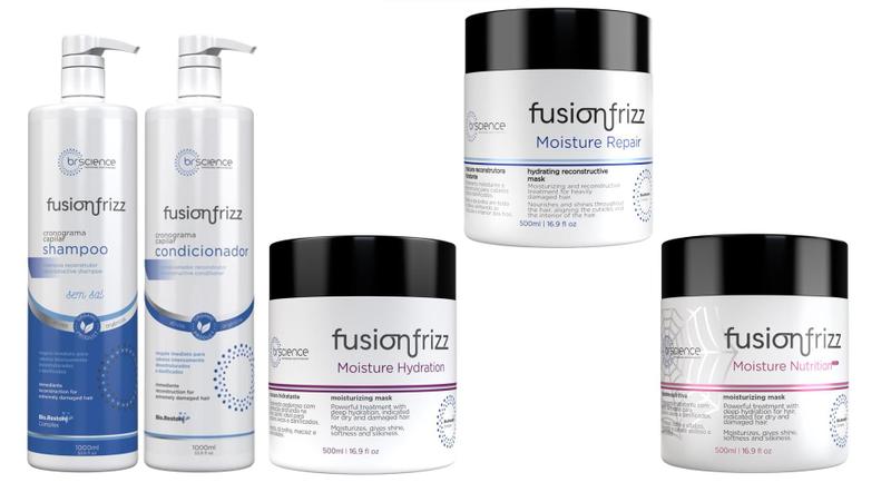 Imagem de Fusion Frizz Shampoo 1 l + Condicionador 1 l + Kit 3 Máscaras 500 ml