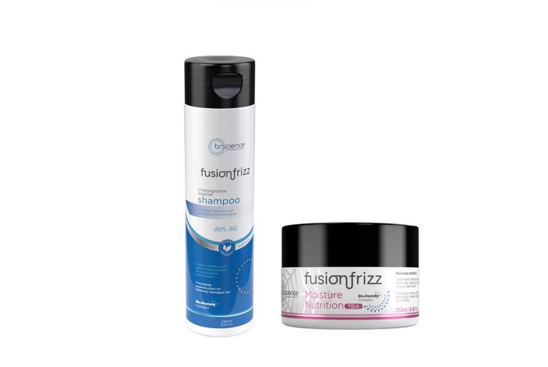 Imagem de Fusion Frizz Shampoo 250 ml + Moisture Nutrition Teia 250 ml