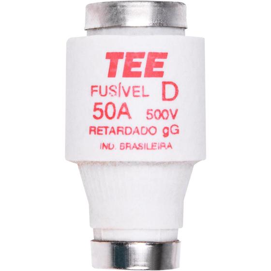 Fusível Td 50a 500v Retardado Tee Lorenzetti Imagem de Fusível Td 50a 500v Retardado Tee Lorenzetti