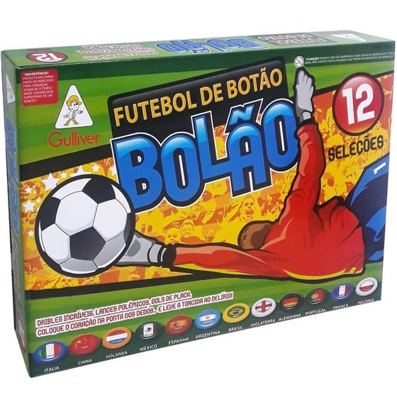 Imagem de Futebol de botao bolao com 12 times gulliver