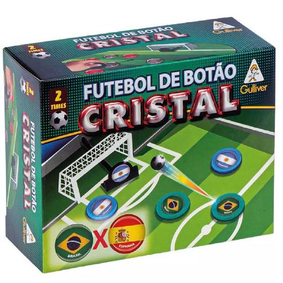 Imagem de Futebol de Botao Cristal 2 Times Brasil X Espanha