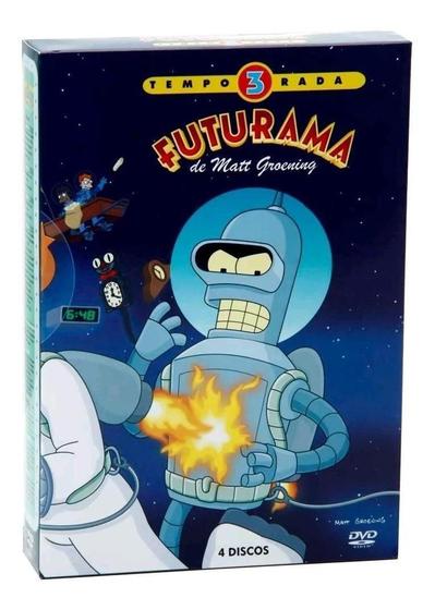 Imagem de Futurama 3ª Temporada DVD Comédia 1999  Áudio: PT, EN, ES