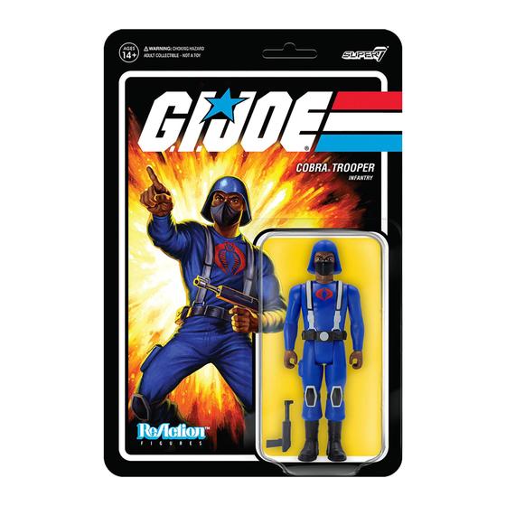 Imagem de G.I. Joe Afro-Americano Cobra Trooper H-Back Infantaria