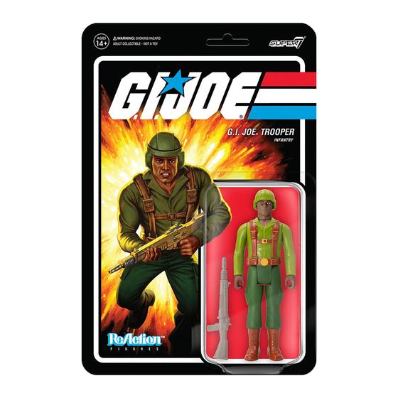 Imagem de G.I. Joe Afro-Americano Trooper Greenshirt Infantaria TV