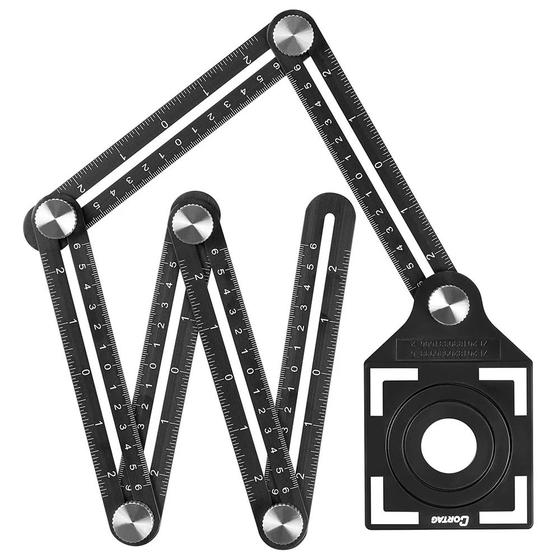 Imagem de Gabarito angular multifunção metálico - 61879 - cortag