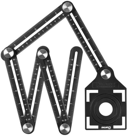Imagem de Gabarito angular multifuncao metalico cortag