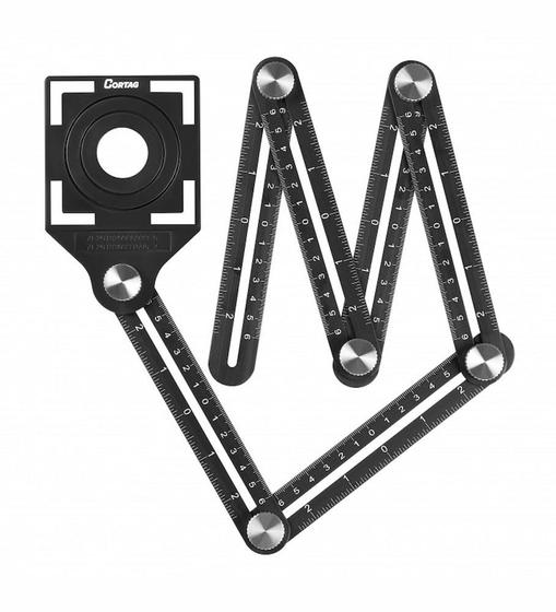 Imagem de Gabarito Angular Multifunção Metálico Ref 61.879 Cortag