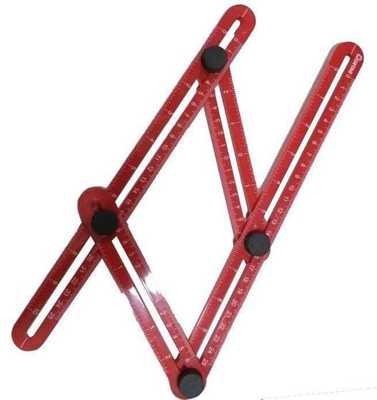 Imagem de Gabarito Angular Multifuncao Plastico Cortag 61878