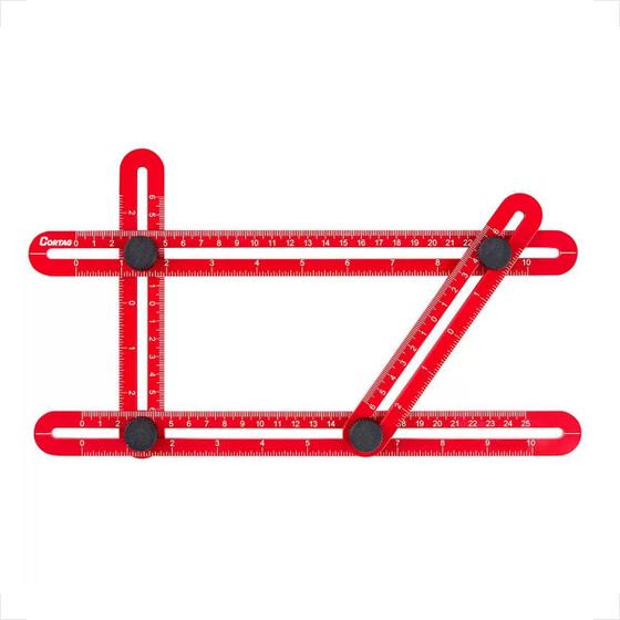 Imagem de Gabarito angular multifuncao plastico cortag