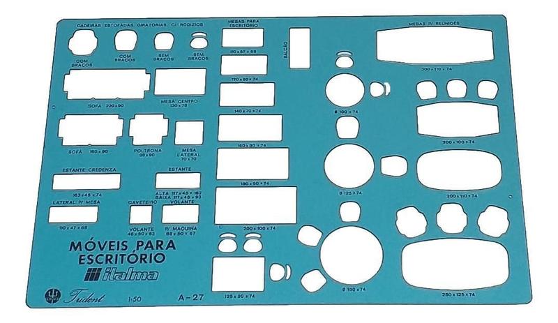 Imagem de Gabarito Arquitetura Móveis Para Escritório Trident A-27