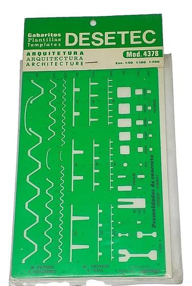 Imagem de Gabarito Pré - Moldados De Concreto Trident Desetec 4378