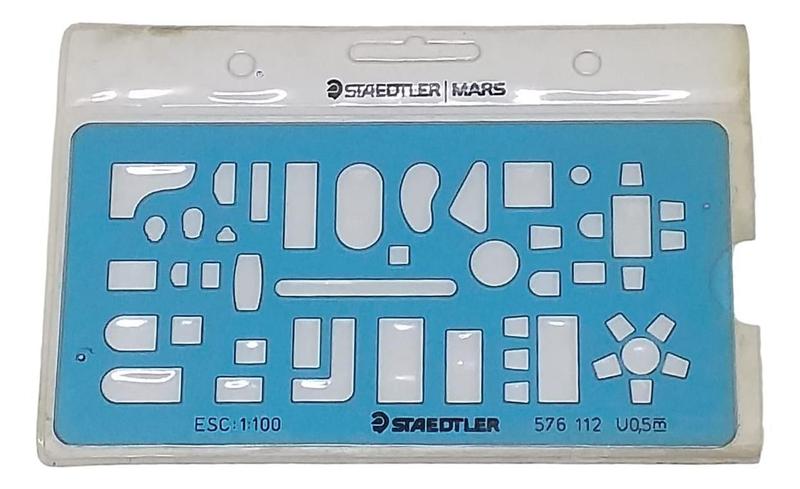 Imagem de Gabarito Staedtler Móveis Trident 576 112