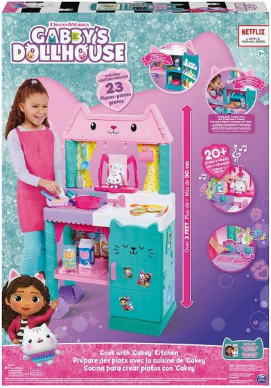 Imagem de Gabby's Dollhouse Cozinha de Brinquedo Cakey Cat - Sunny 3631