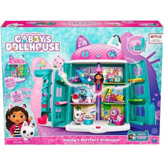 Imagem de Gabbys dollhouse playset casa da gabby sunny