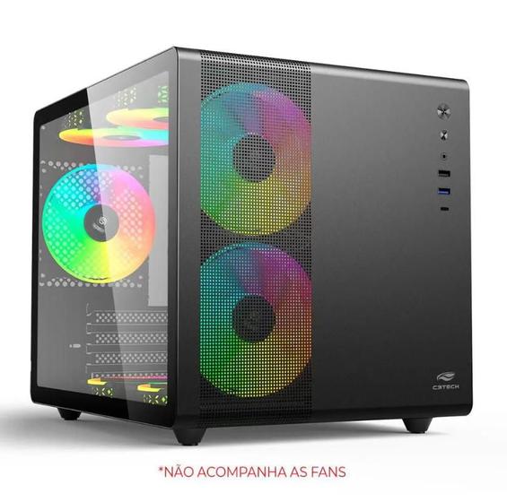 Imagem de Gabinete Aquario MT-G710BK Sem Fonte, Sem Fans - C3 TECH