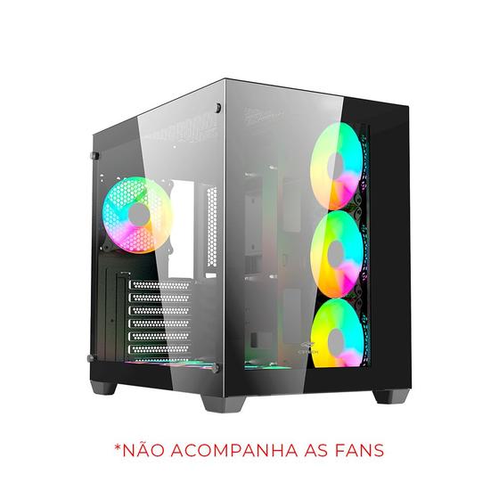 Imagem de Gabinete Aquarius MT-G910BK Sem Fonte C3Tech Gaming