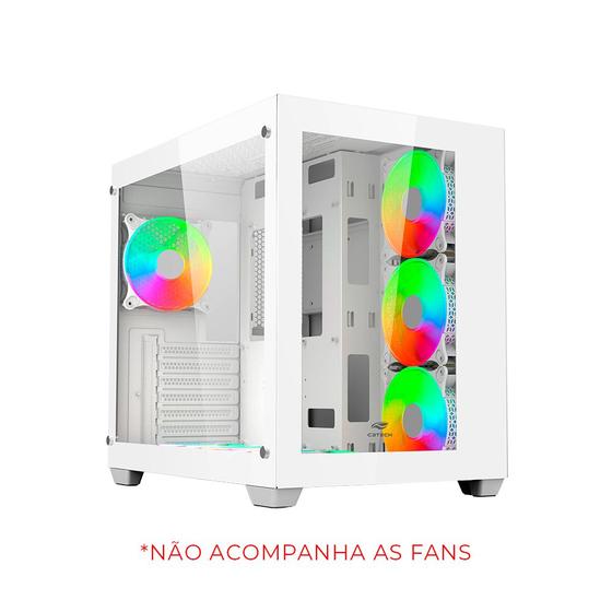 Imagem de Gabinete Aquarius MT-G910WH Sem Fonte C3Tech Gaming