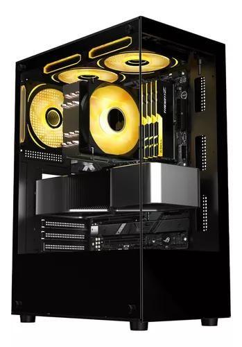 Imagem de Gabinete Atx Gamer Liketec Heydar Dark LC-CB-HEYDAR Preto