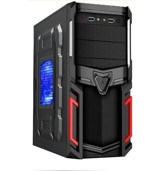 Imagem de Gabinete Atx Gamer Pc Xway 01130 C/ Fonte 500w Cooler 120mm