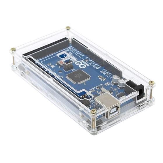 Imagem de Gabinete Box Case Arduino Mega 2560 R3 Acrílico Transparente