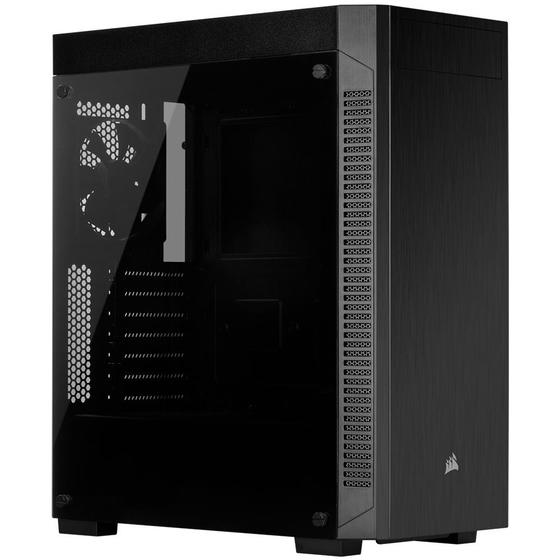Gabinete Corsair 110R, Mid Tower, ATX, Lateral em Vidro Temperado, Com FAN - CC-9011183-WW Menor preço em Gabinete Corsair 110R, Mid Tower, ATX, Lateral em Vidro Temperado, Com FAN - CC-9011183-WW
