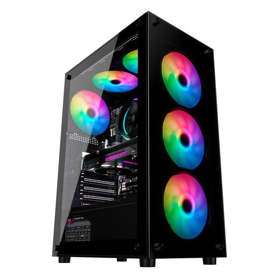 Imagem de Gabinete Duex 305T DX 305T RGB Com 4 Fans
