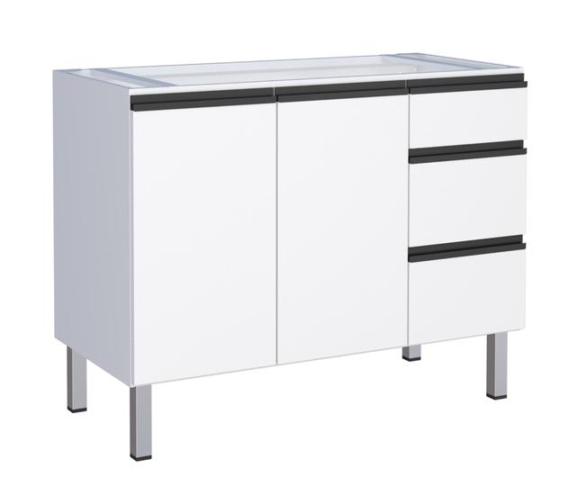 Gabinete em aço gaia flat c/ portas portas condimento -moderno- super resistente - cozimax Menor preço em Gabinete em aço gaia flat c/ portas portas condimento -moderno- super resistente - cozimax